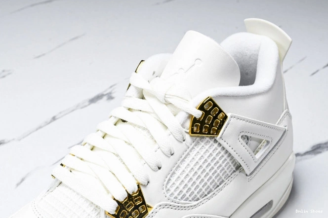 Bmlin 4 Metallic Retro Jordan Gold AQ9129-170 0712